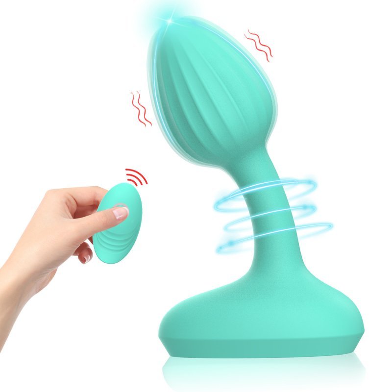 Wireless Budding Lotus Prostate Massager Butt Plug