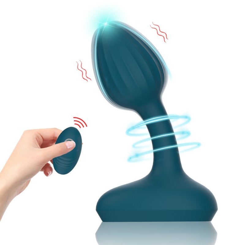 Wireless Budding Lotus Prostate Massager Butt Plug