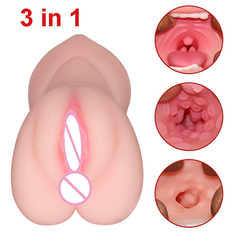 Oral Sex Toy Deep Throat Mouth Male Masturbator For Man Artificial Vagina Real Pocket Pussy Sextoys Adults Sex Toys For Male