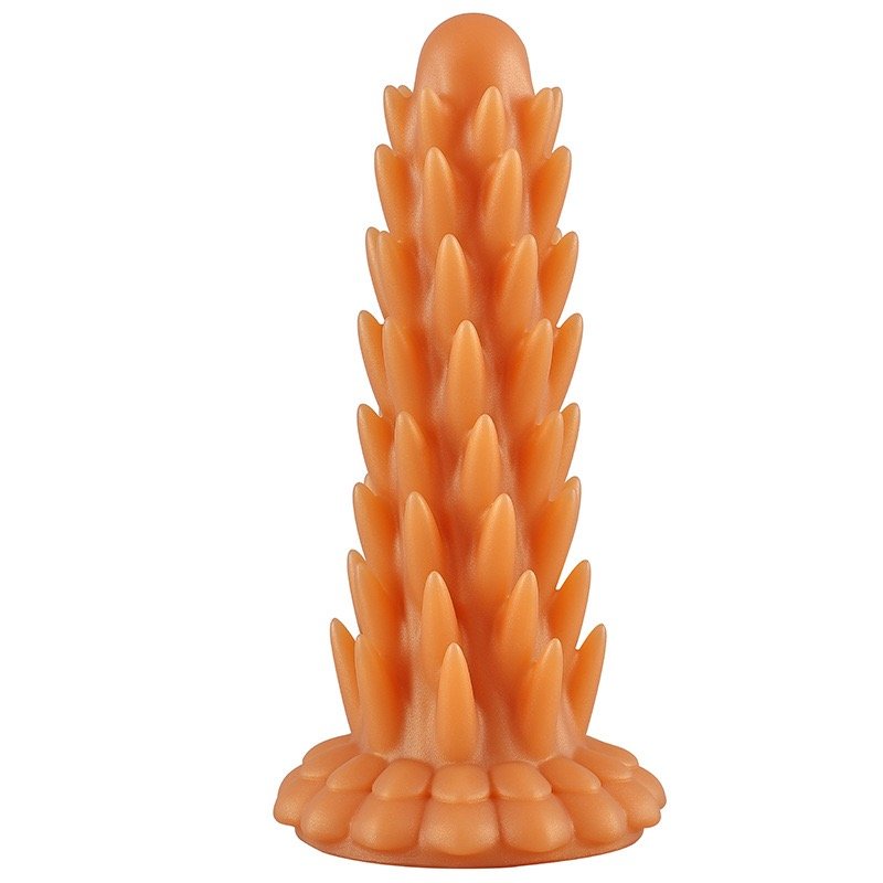 Women and Men's Masturbators Hedgehog Mixed Color Glowing Anal plug SM Toys Adult Silicone Vagina Anal Stimulation Dilation