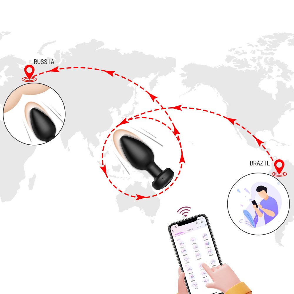 Sexfoxes OEM ODM Remote Control Anal Butt Vibrator Prostate Massager Sex Toy Adult products Anal Plug Vibrator