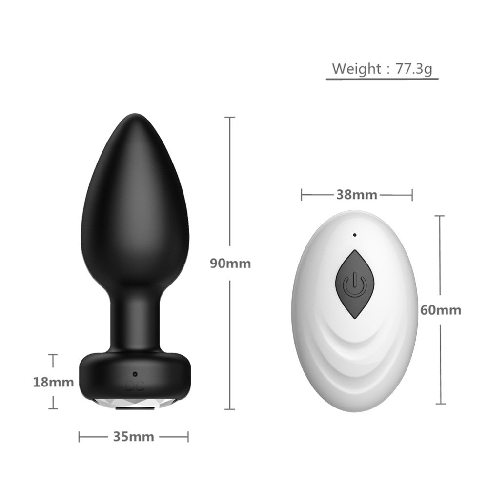 Sexfoxes OEM ODM Remote Control Anal Butt Vibrator Prostate Massager Sex Toy Adult products Anal Plug Vibrator
