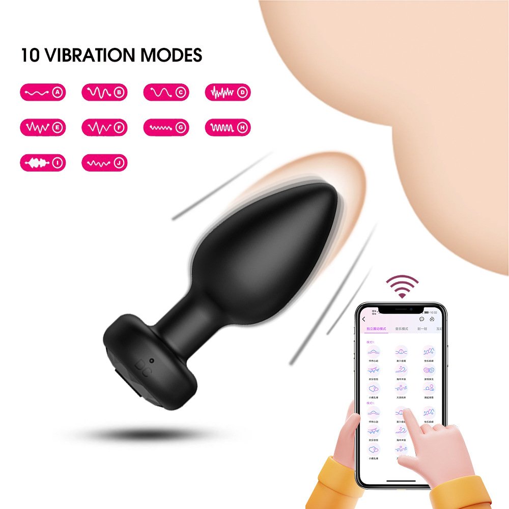 Sexfoxes OEM ODM Remote Control Anal Butt Vibrator Prostate Massager Sex Toy Adult products Anal Plug Vibrator