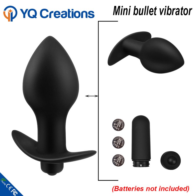 Waterproof Anal Plug Small Size Cute Vibrating Butt Massager Adult Sex Toy