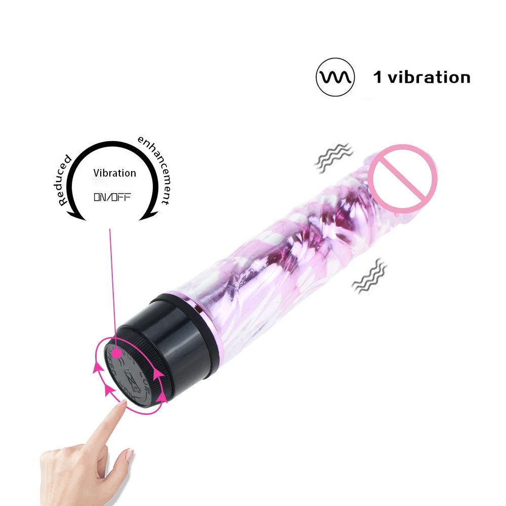 Jelly Dildo Vagina Vibrator Powerful G Spot Anal Vibrating Massager Clitoris Bullet Vibrators For Woman Adult Sex Toys Products