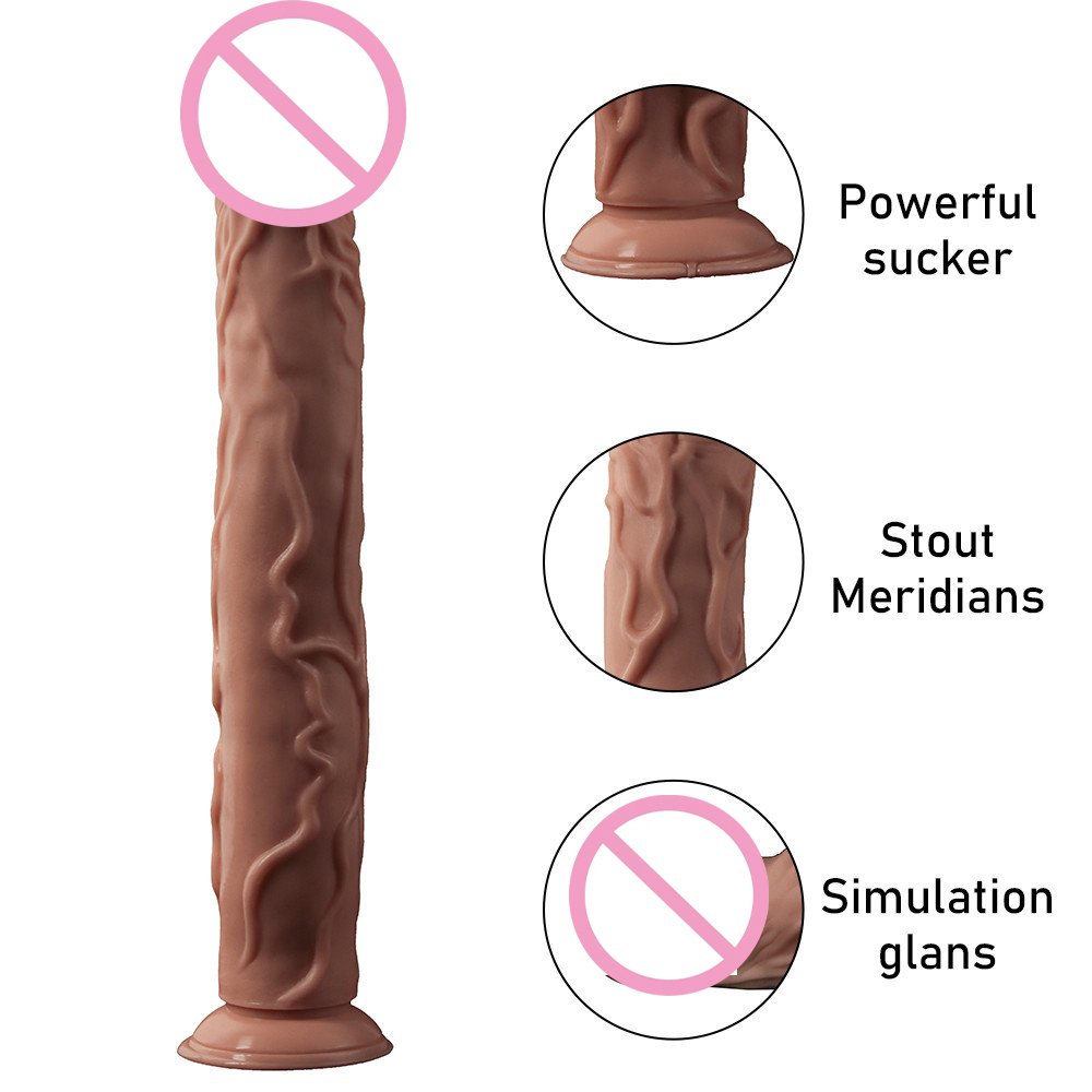 Fake penis TPE soft female masturbator, fake penis sex toy for women, masturbating anal plug sex toy for men adult sexual toys