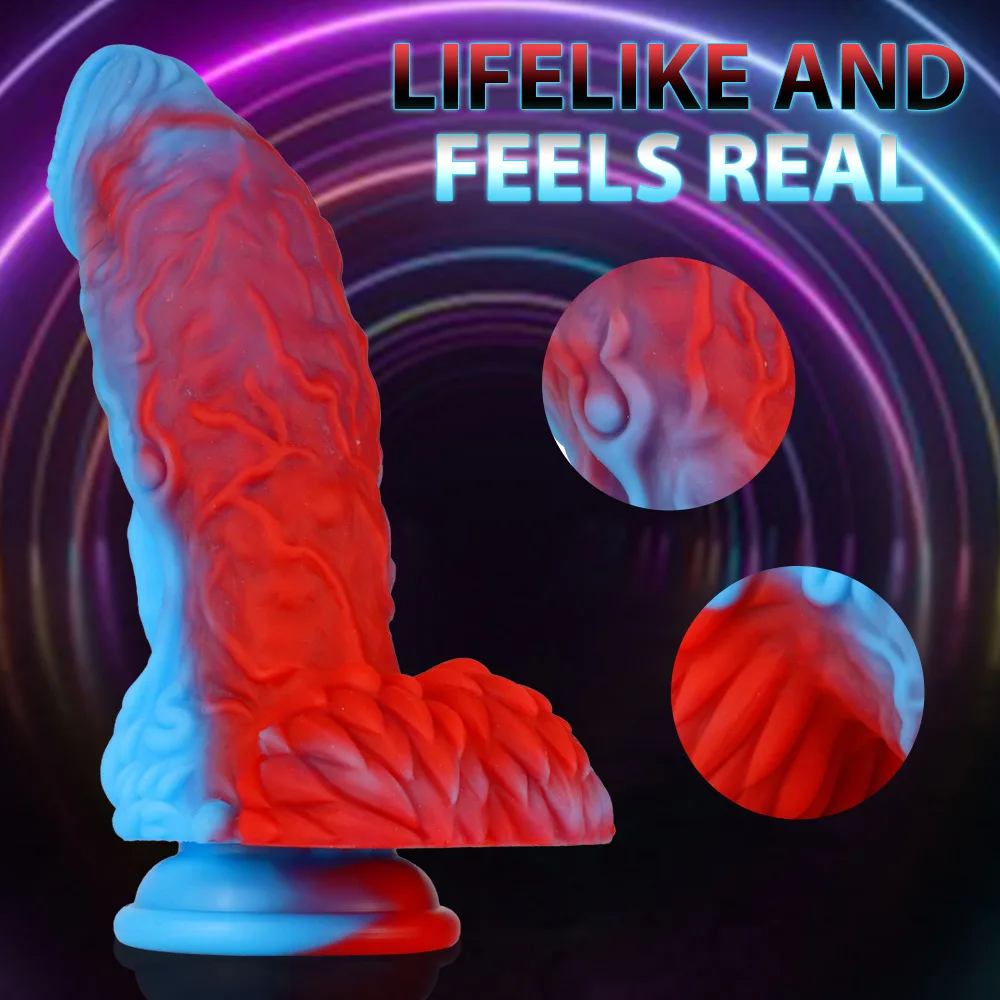 Dragon Monster Dildo Huge Penis with Suction Cup Big Dick Animal Anal Dildo Vagina Massager Masturbator For Men Women Sex Toys