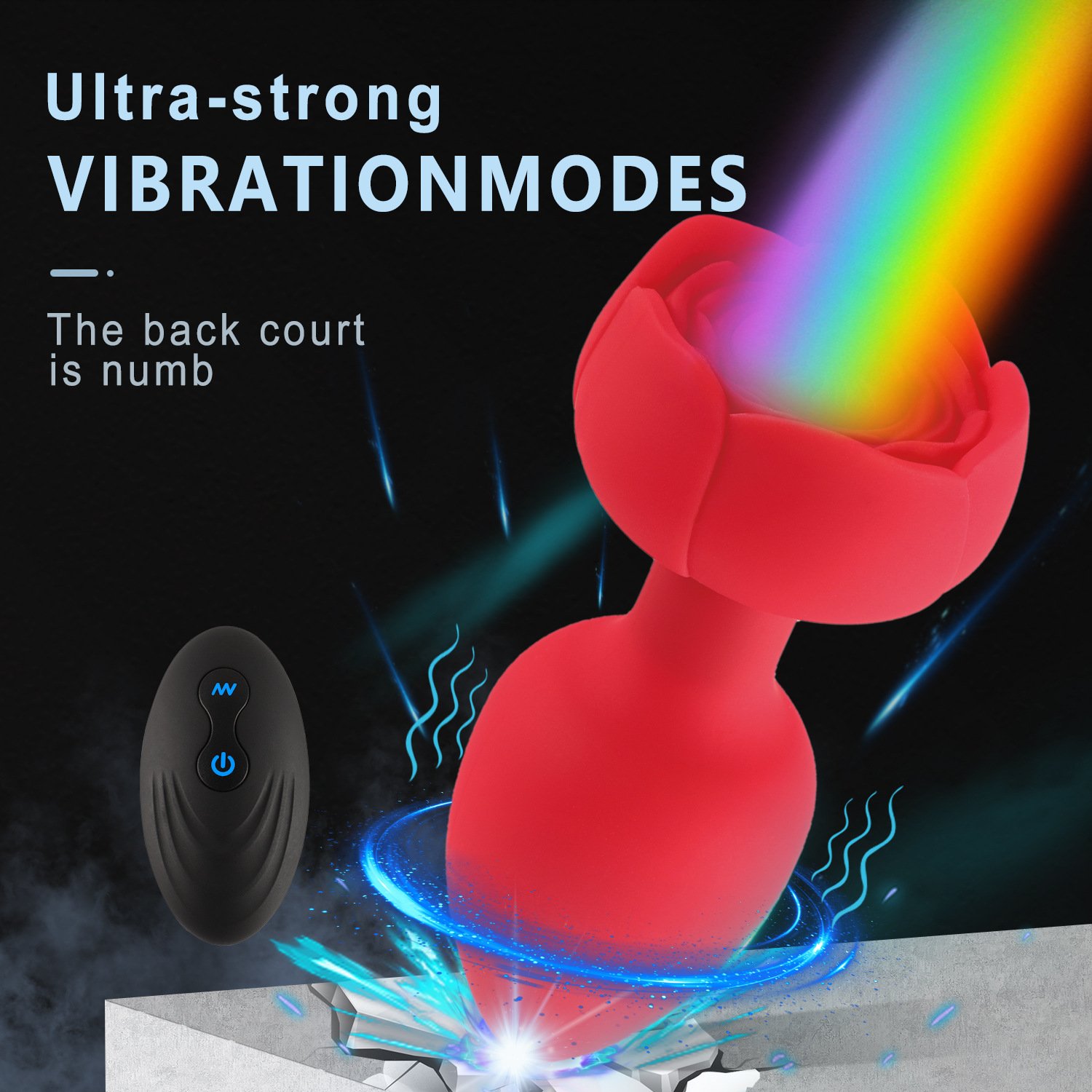 Special Vibrator Device Silicone Jucarii Sexual Anal Butt Plug Rose Anal Plug Sex Toy For Men Adult Gay
