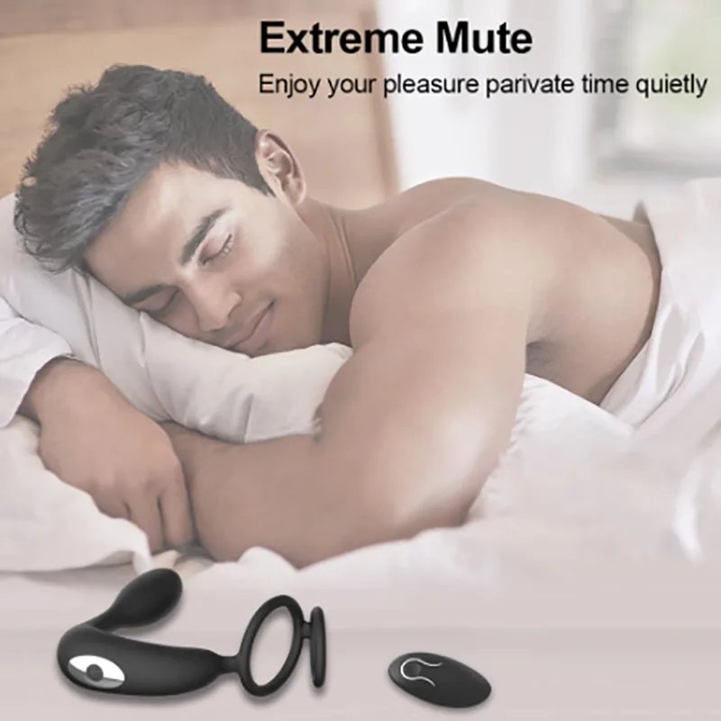 Wholesale Silicone Vibrating Anal Butt Plug Male G Spot Prostate Massager Vibrators Sex Toys For Men Masturbation