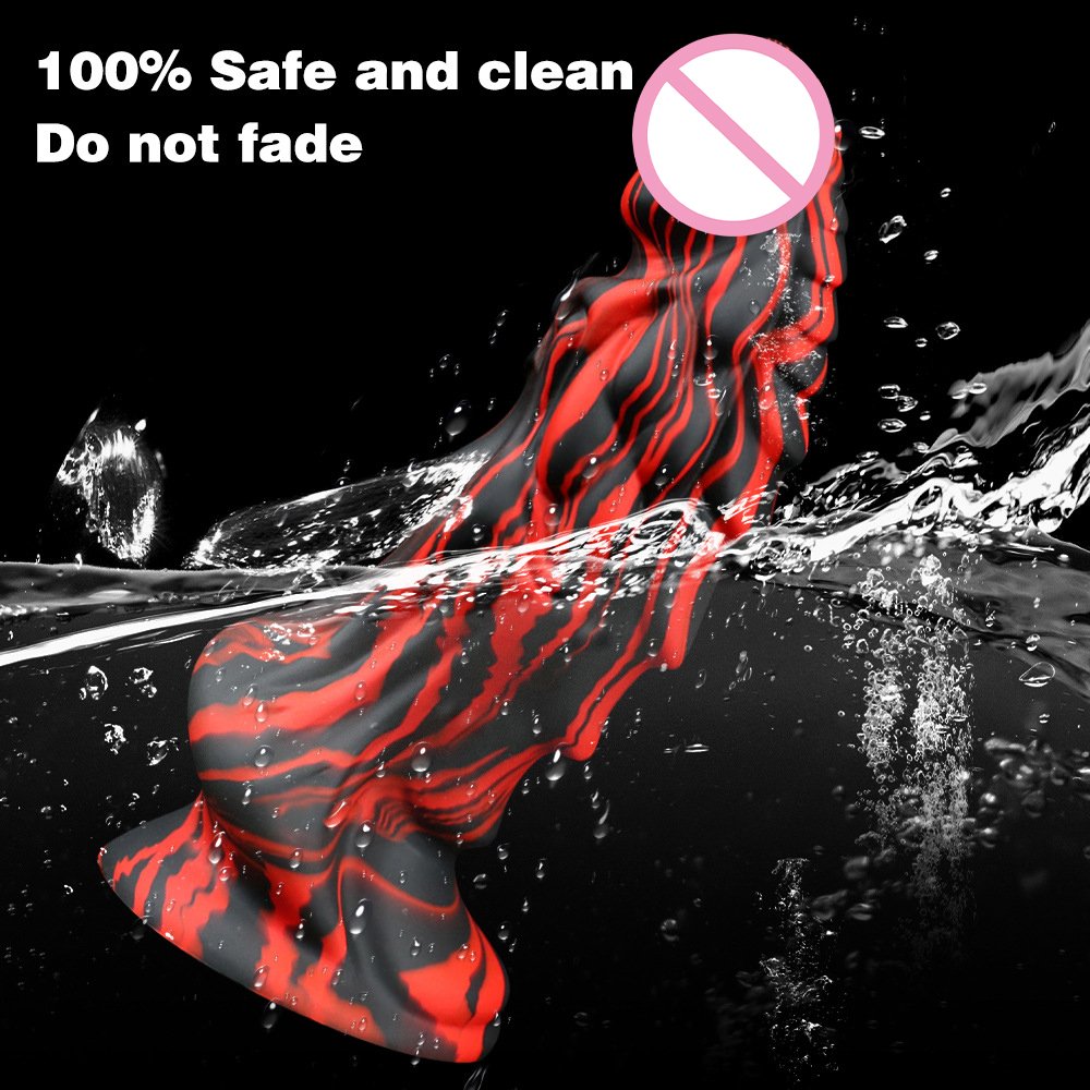 Multicolor Dildo Dinosaur Scales Penis With Suction Cup Anal Female Adult Sex Toys Real Huge Cock Women Strapon Masturbation