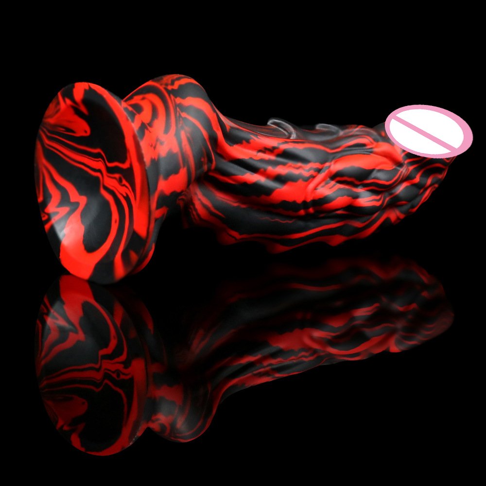 Multicolor Dildo Dinosaur Scales Penis With Suction Cup Anal Female Adult Sex Toys Real Huge Cock Women Strapon Masturbation