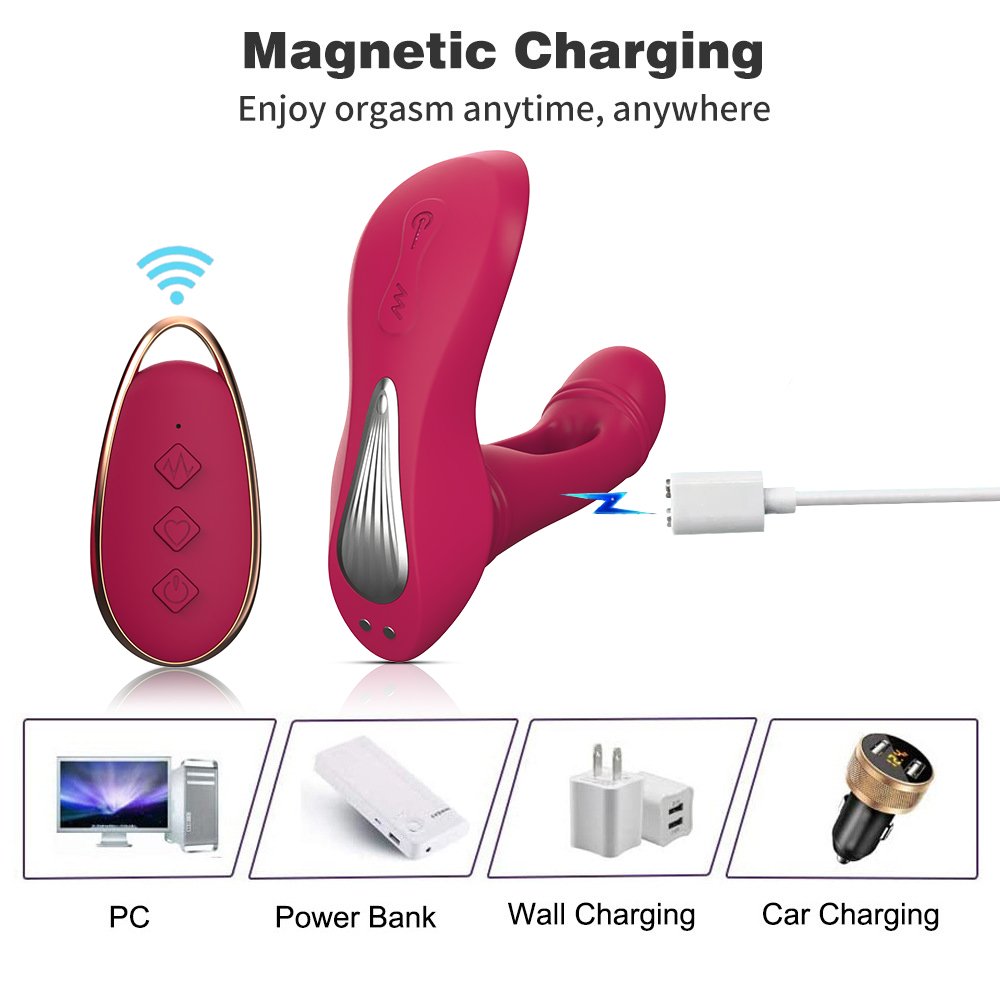 Hot selling Remote Control Silicone Strap on Stimulator Anal Butt Plug Licking Vibrator Prostate Massager Sex Toys for woman