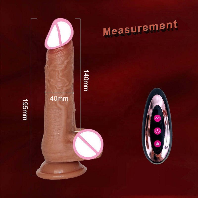 Realistic Thrusting Dildo Vibrator 7.87 inch Vibrating Dildos Heating Anal Clit G Spot Stimulation Adult Sex Toys For Women