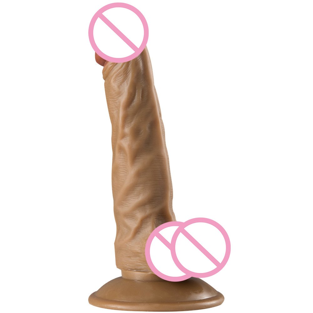 Realistic Deep Anal Dildo Massage Cheap Pussy Masturbation Black PVC Dildo Sex Toy For Women