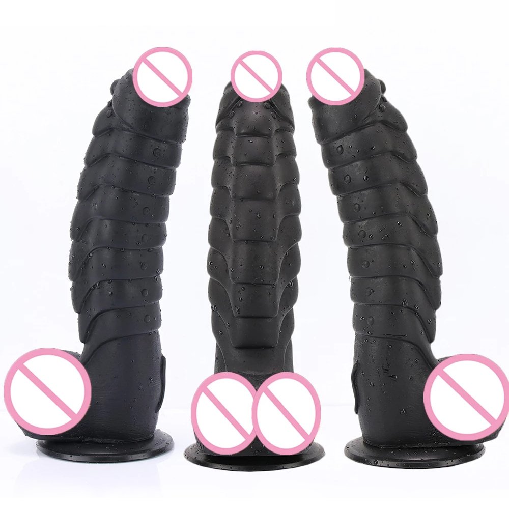 22cm Animal Dick Thrusting Dragon Dildo Dinosaur Scales Penis Big Suction Cup Adult Anal Sex Toys Strapon Women Masturbator