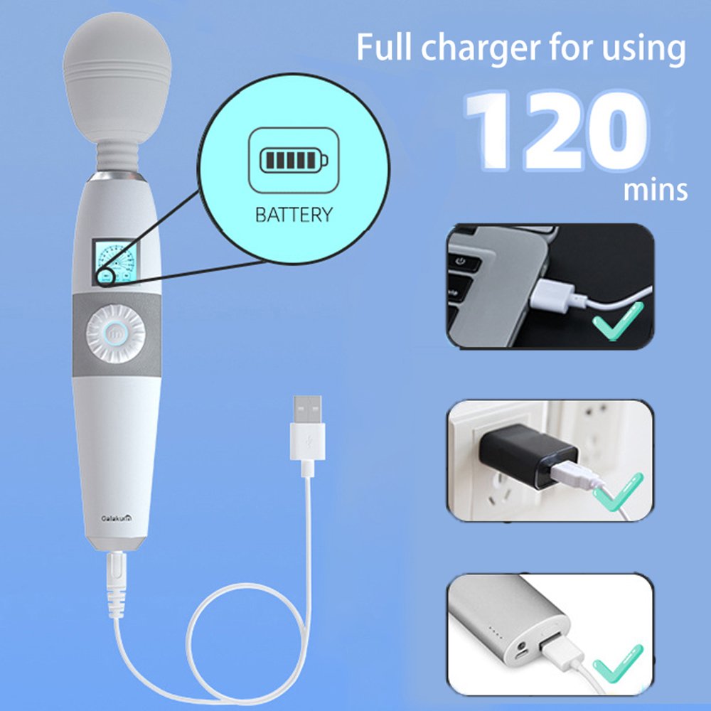 2-Generation Female Big Wand Vibrators G-Spot Women Clitoris Stimulator Masturbation Massager Sex Toys