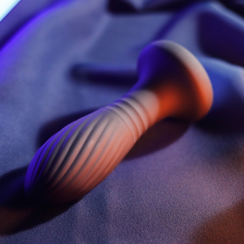 2 in 1 Thrusting Anal Vibrator With Led Light Remote Control Anal Sex Toy Butt Plug G Spot Vibrator Adult Toy For Men