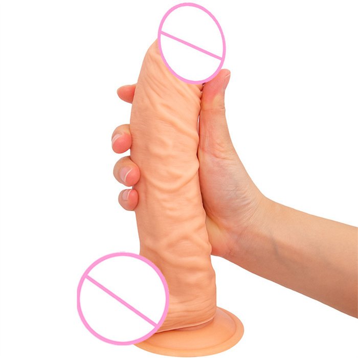 Adult women sex toys 9.6 inch lifelike manual huge dildo for female masturbation