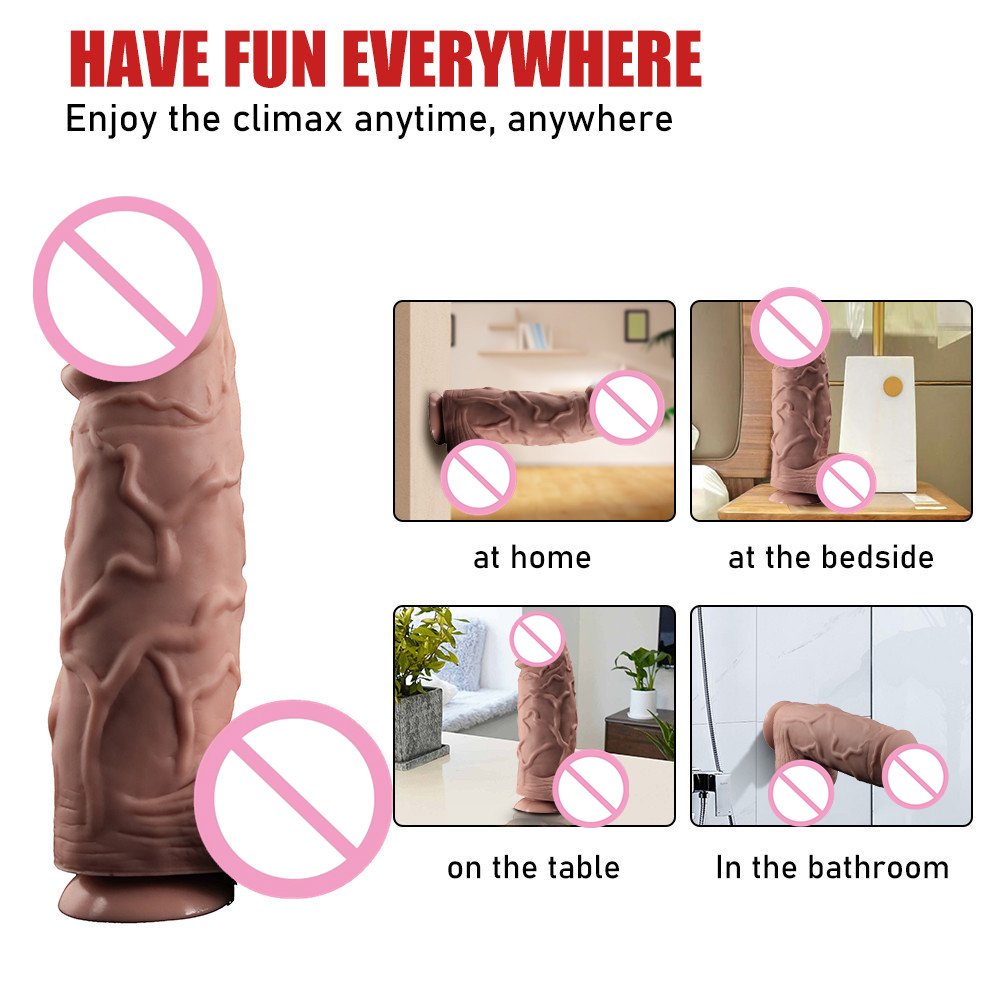 Thick and dildo sex toys for female adult sexual toys, PVC anal plug penis sex toys for male masturbators, fake penis toys