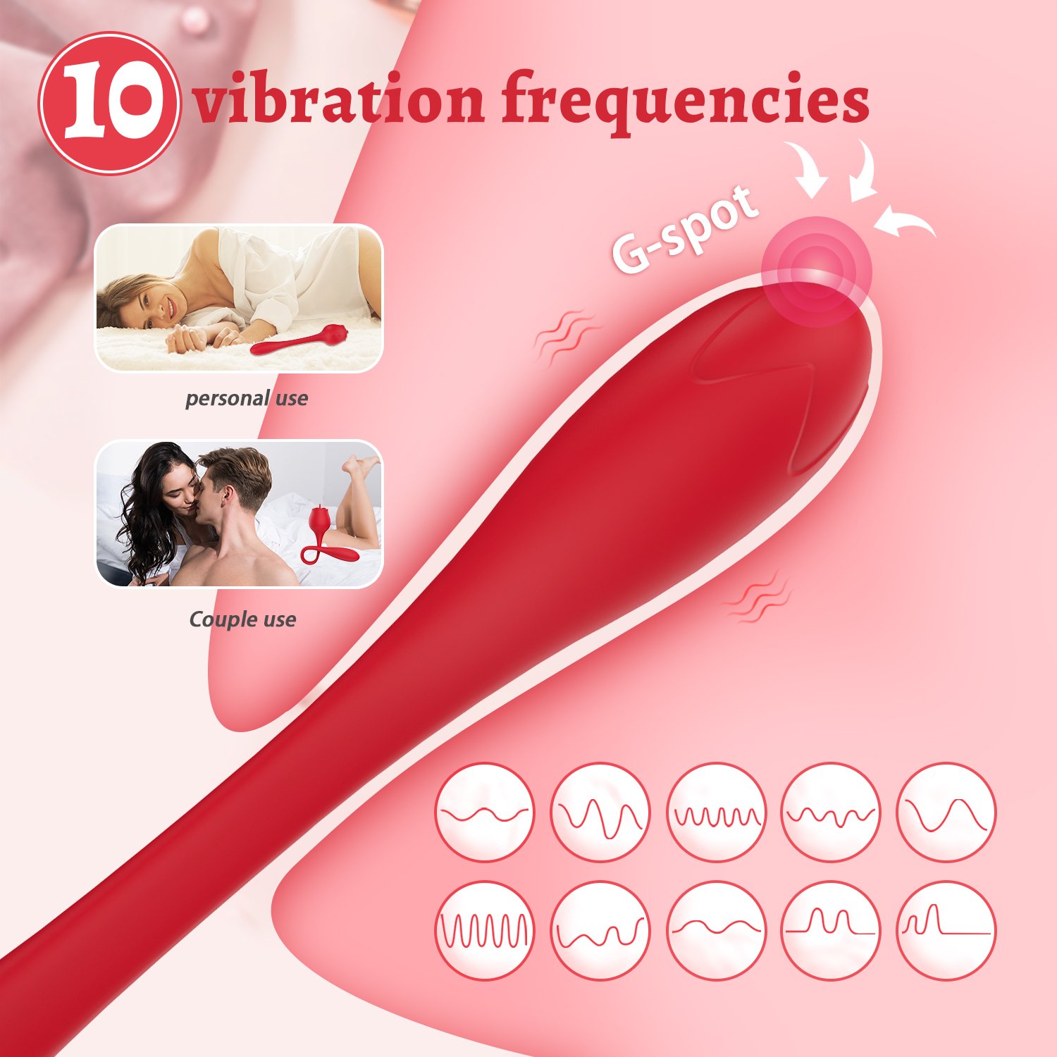 Hot selling vibrator 10 tongue licking modes liquid silicone pretty love vibrator sex toy anal vibrator for woman