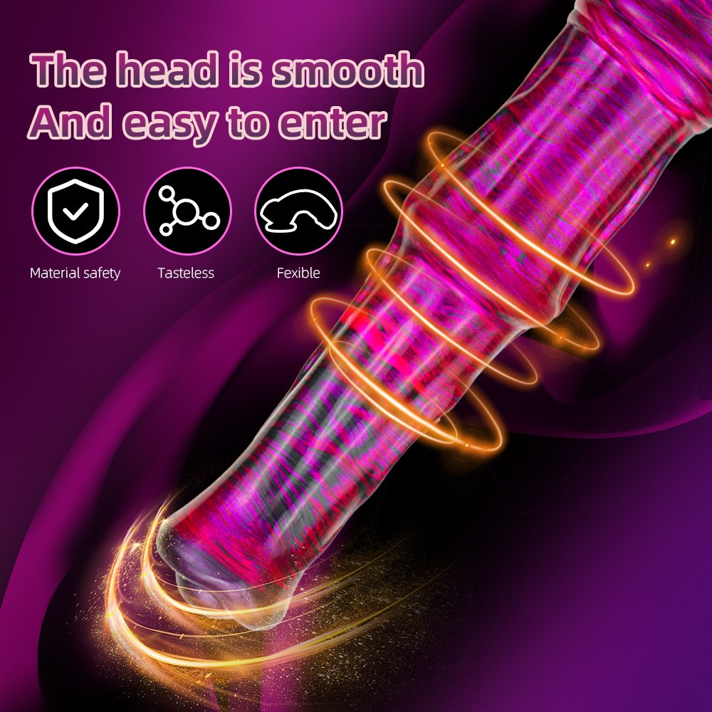 Realistic Alien Horse Penis Dildo 26.5cm Large Anal Plug Thruster Monster Silicone PVC Women's Sex Toy