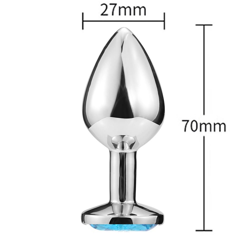 Butt Plug Hot Sale Aluminium Alloy Color Metal Anal Plug Jewel Anal Toys Fun Sex Toys For Woman