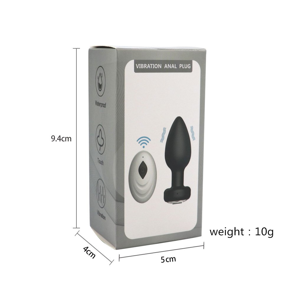 Silicone Flexible Wireless Remote Control Butt Anal Plug Vibrator Adult Sex Toys for Men Women Unisex