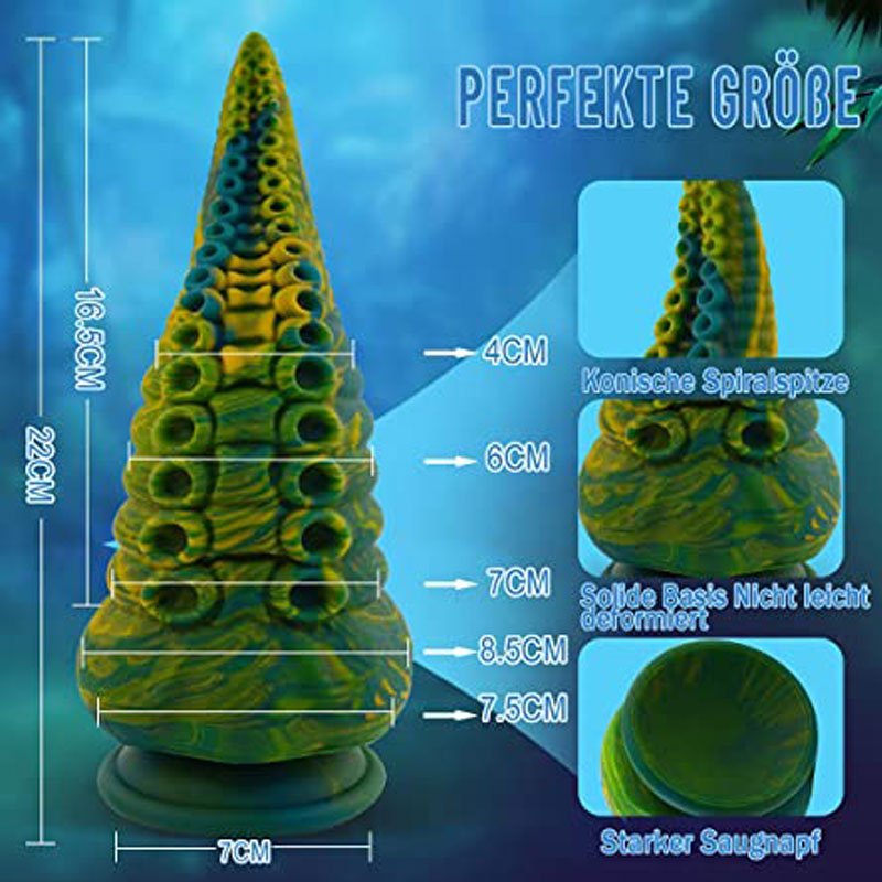 Plug with Suction Cups Realistic Dildo Original Dildo Jungle Tentacle Dildo Super Large Butt Plug Anus Silicone Sex Toy for Men