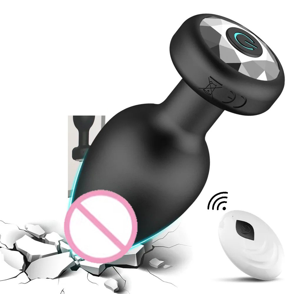 Hot Sale Anal Plug Vibrator Remote Control Butt Plug Wireless Anal Toys For Men Women Gay W24-289