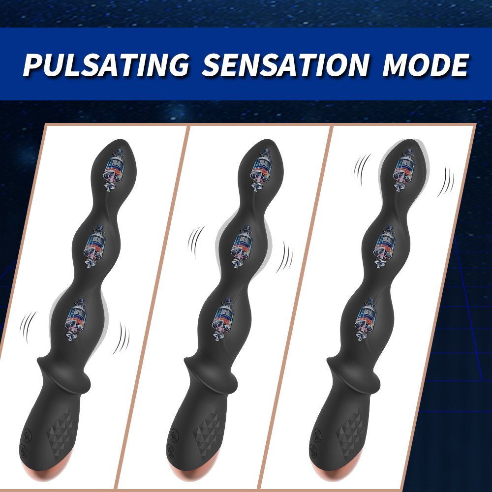 Sex toy butt plug vibrator prostate massage toy male adult product sex toy automatic suction hand massage anal vibrator