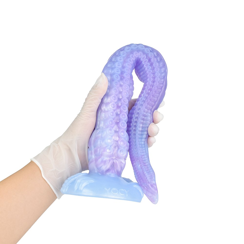 YOCY 17.71inches Huge Tentacle Dildo Dragon Anal Dildo,Huge Monster Silicone Dildos Anal Plug Prostate Massager, Fantasy Dildo