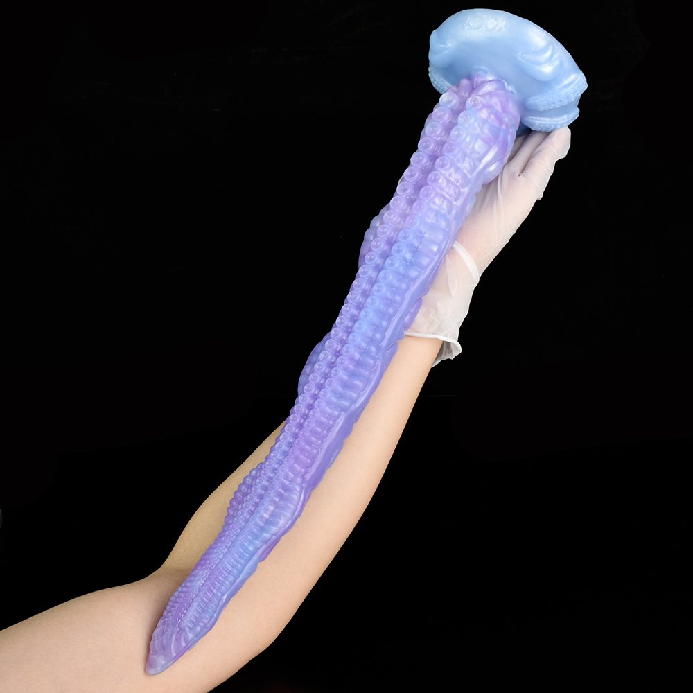 YOCY 17.71inches Huge Tentacle Dildo Dragon Anal Dildo,Huge Monster Silicone Dildos Anal Plug Prostate Massager, Fantasy Dildo