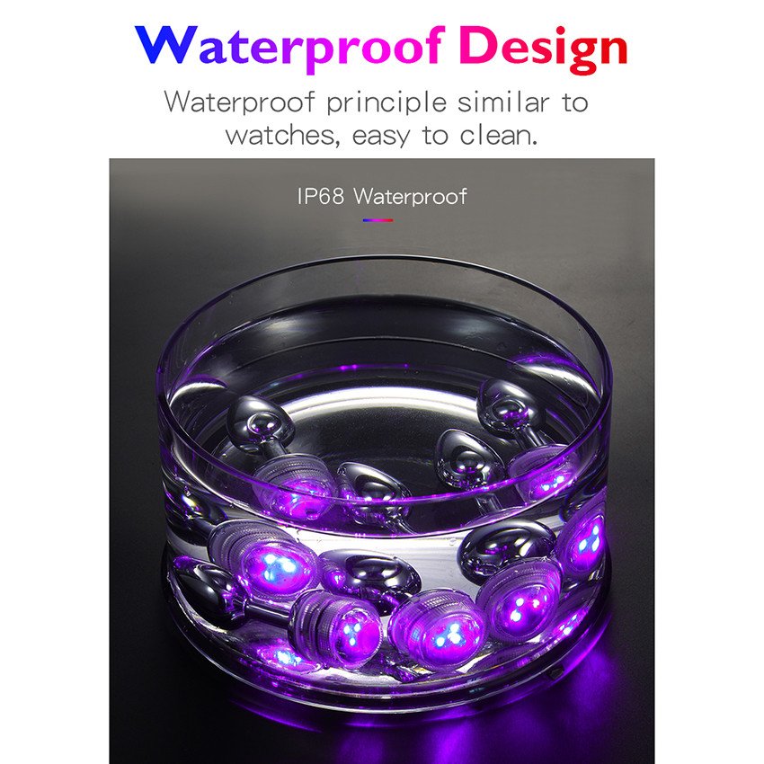 Popular Color changing anus enlarge anal butt plug with remote anal light up plug anal plug with led lights