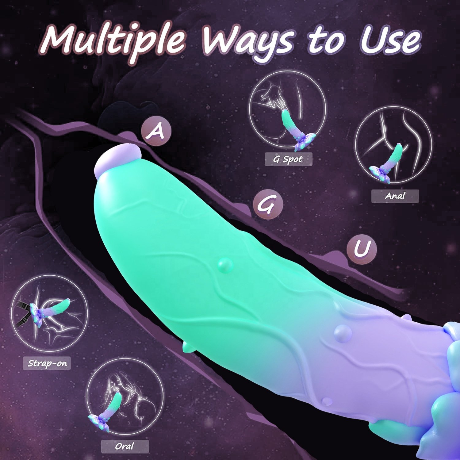 ZWFUN 2024 New Monster Dildo Rose Sex Toys Adult Toy with Strong Suction Cup Fantasy Silicone Dildo Anal Plug Prostate Massager
