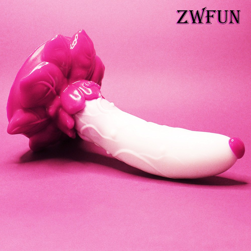 ZWFUN 2024 New Monster Dildo Rose Sex Toys Adult Toy with Strong Suction Cup Fantasy Silicone Dildo Anal Plug Prostate Massager