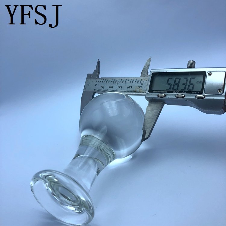 Crystal Glass Dildos Masturbator Realistic Dildo Anal Pussy Massage Transparent Anal Butt Plug Adult Sex toys for Woman