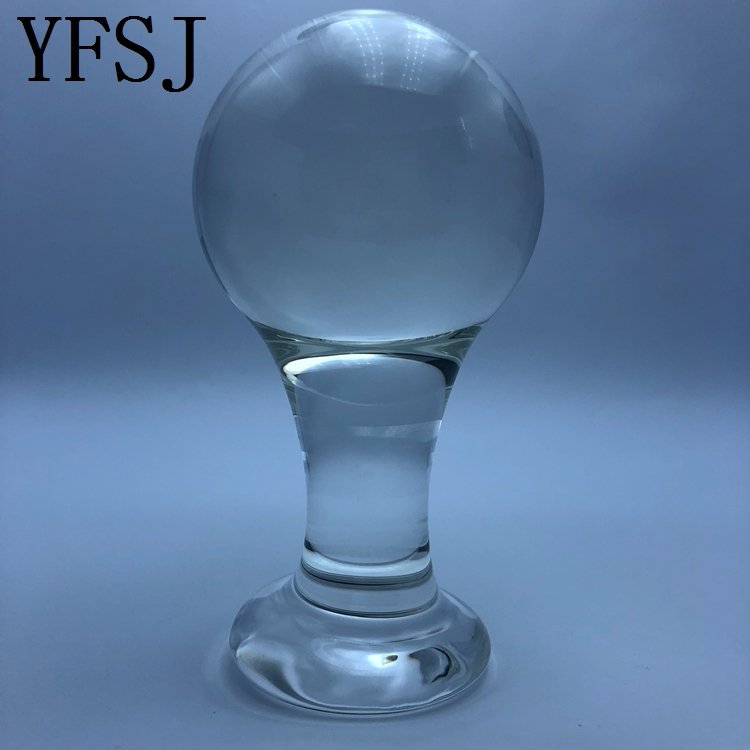 Crystal Glass Dildos Masturbator Realistic Dildo Anal Pussy Massage Transparent Anal Butt Plug Adult Sex toys for Woman