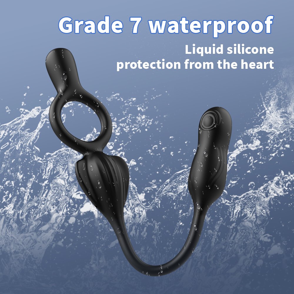 3 in 1 App Remote Control 3 Motors Anal Butt Plug Vibrator Vibrating Cock Ring Prostate Massager Sex Toys For Men