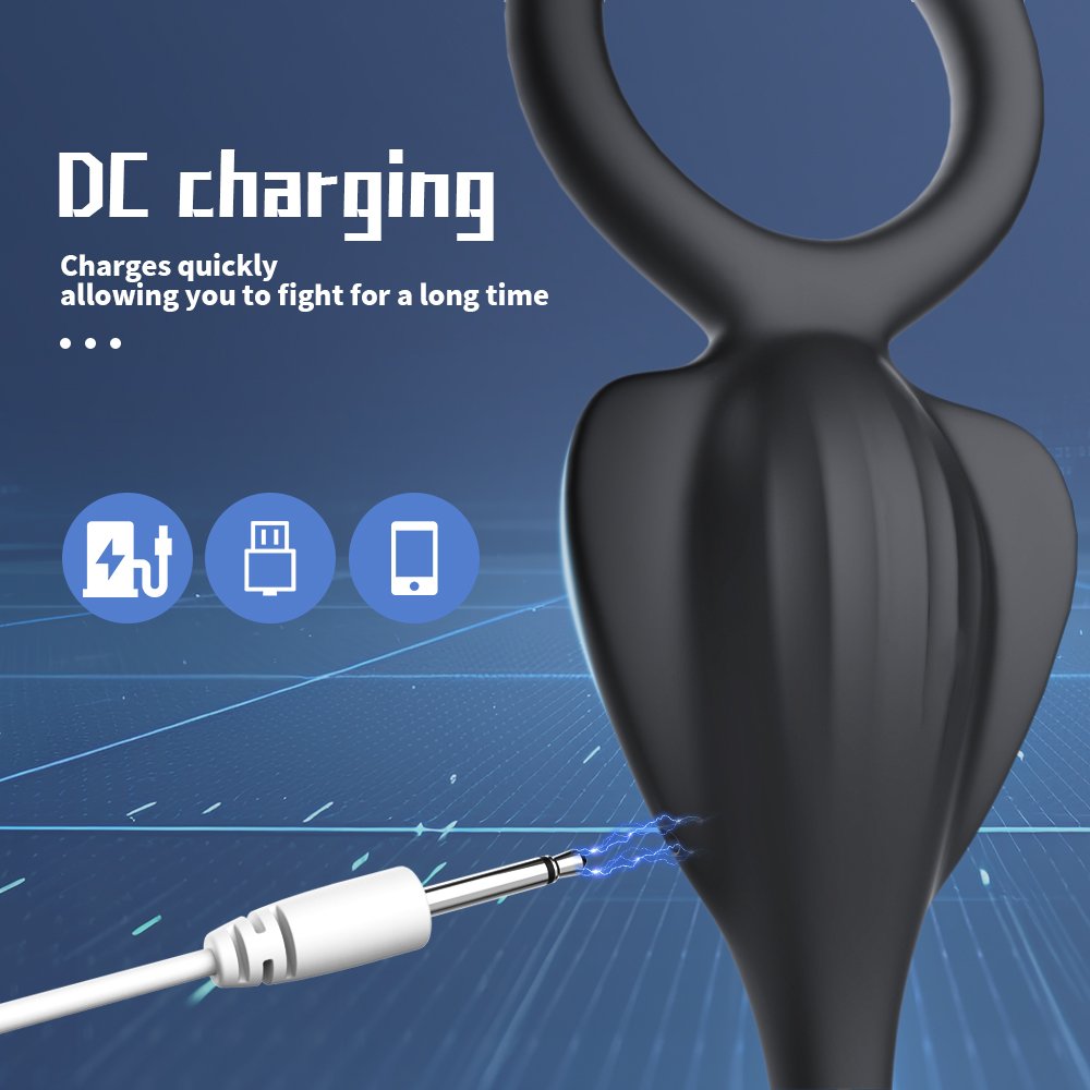 3 in 1 App Remote Control 3 Motors Anal Butt Plug Vibrator Vibrating Cock Ring Prostate Massager Sex Toys For Men