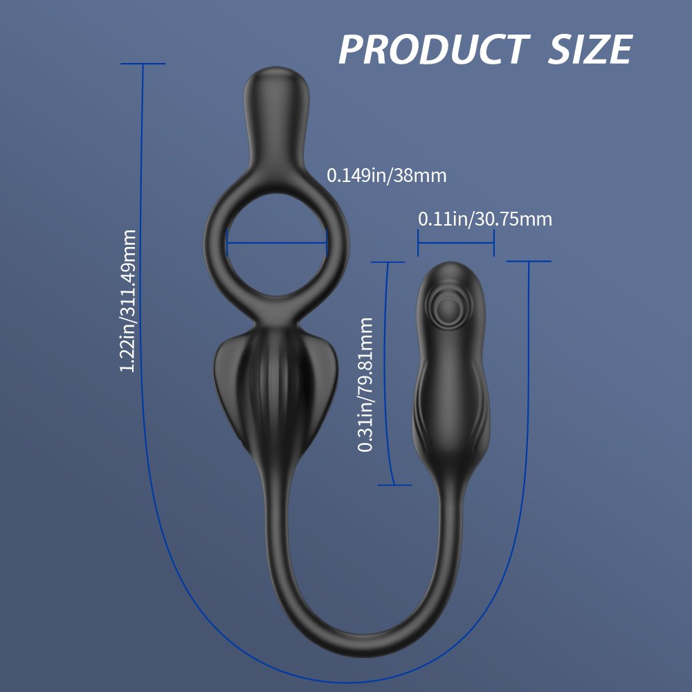 3 in 1 App Remote Control 3 Motors Anal Butt Plug Vibrator Vibrating Cock Ring Prostate Massager Sex Toys For Men