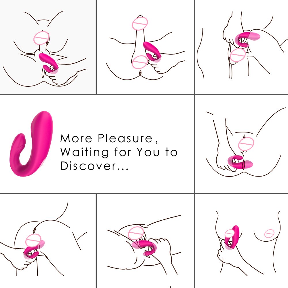 S-Hande Waterproof G Spot Anal Clitoris Stimulate Secret Vibrator Adult Sex Toys For Couples Women 1 Piece