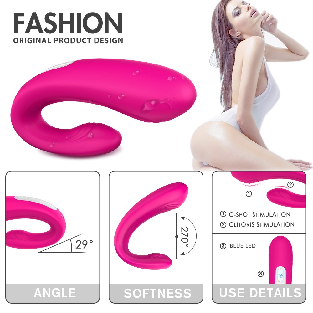 S-Hande Waterproof G Spot Anal Clitoris Stimulate Secret Vibrator Adult Sex Toys For Couples Women 1 Piece