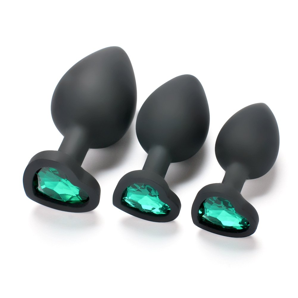Factory directly sale high flexible butt plug , medical silicone anal plug for woman anal sex toy