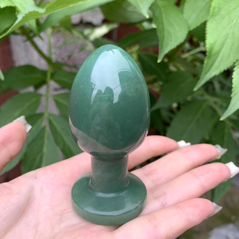Wholesale Rose Quartz Butt Plug Yoni Wand Black Obsidian Anal Plug Quartz Dildos Crystal Anal Butt Plugs For Women Sex Toys