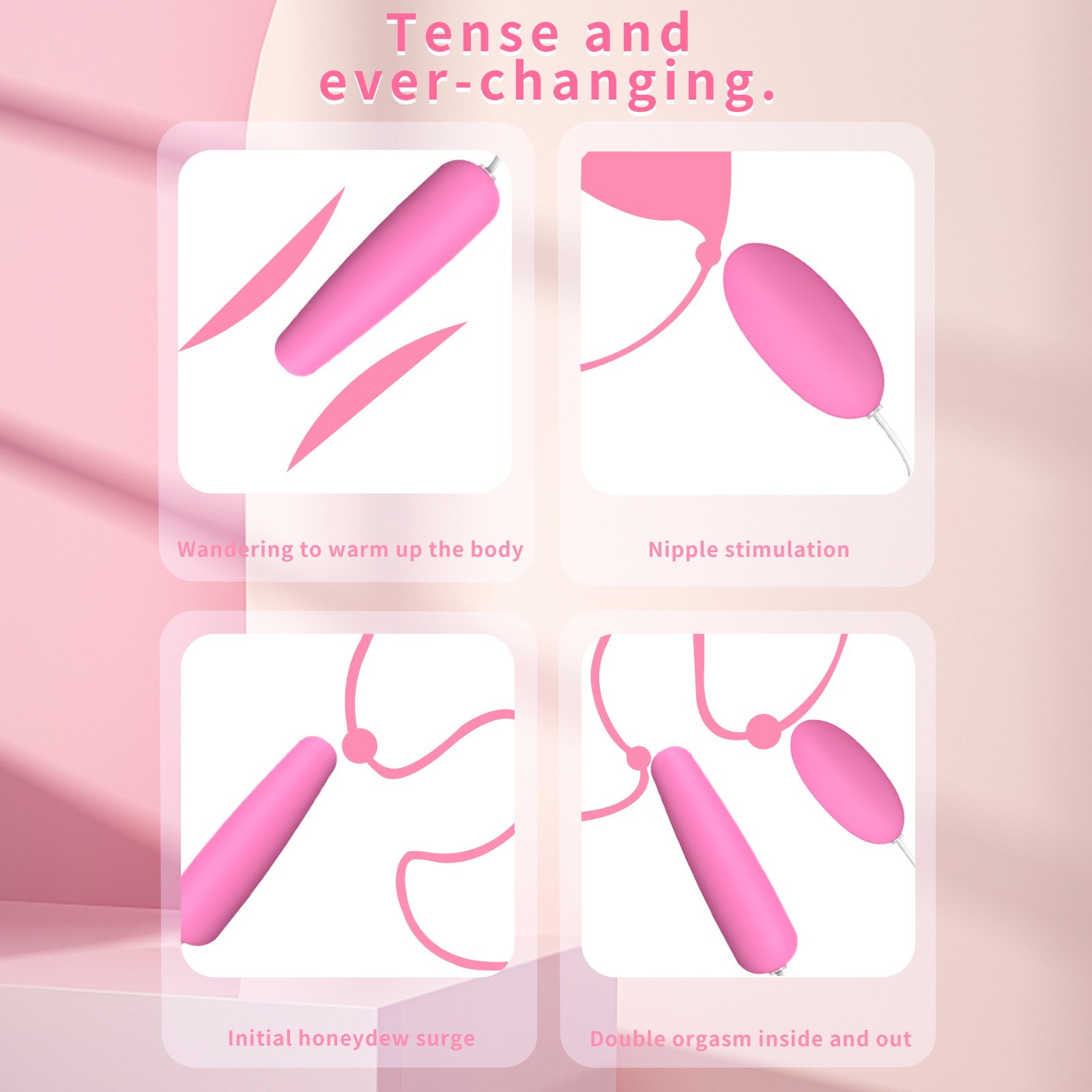 Customisable clitoral massager Clitoral sucking toy Anal Plug vibrator Rose Lady Tongue Lick vibrator