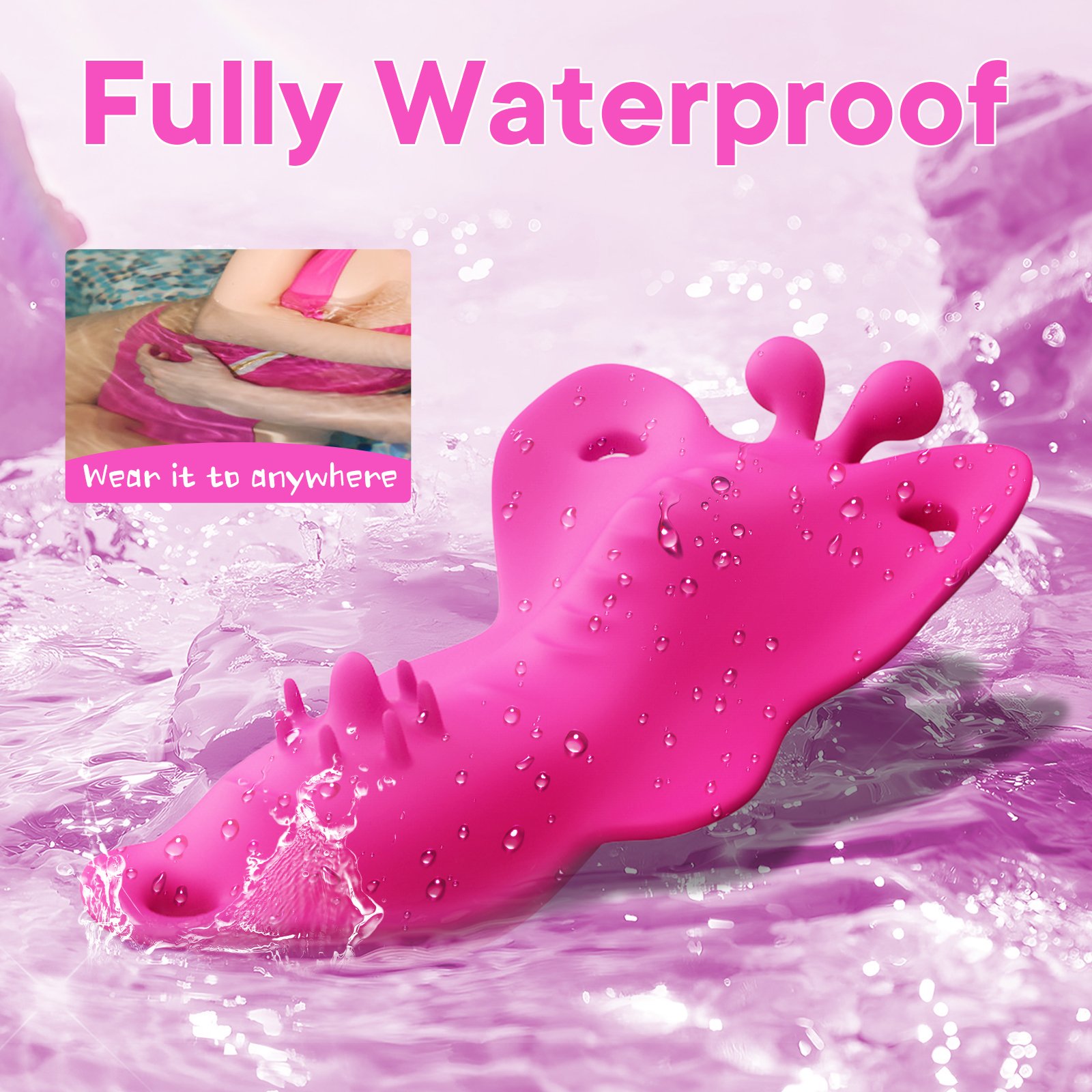 AIZHILAN Sex toy factory of butterflies wear a wearable vibrator clitoral stimulator is selling hotly