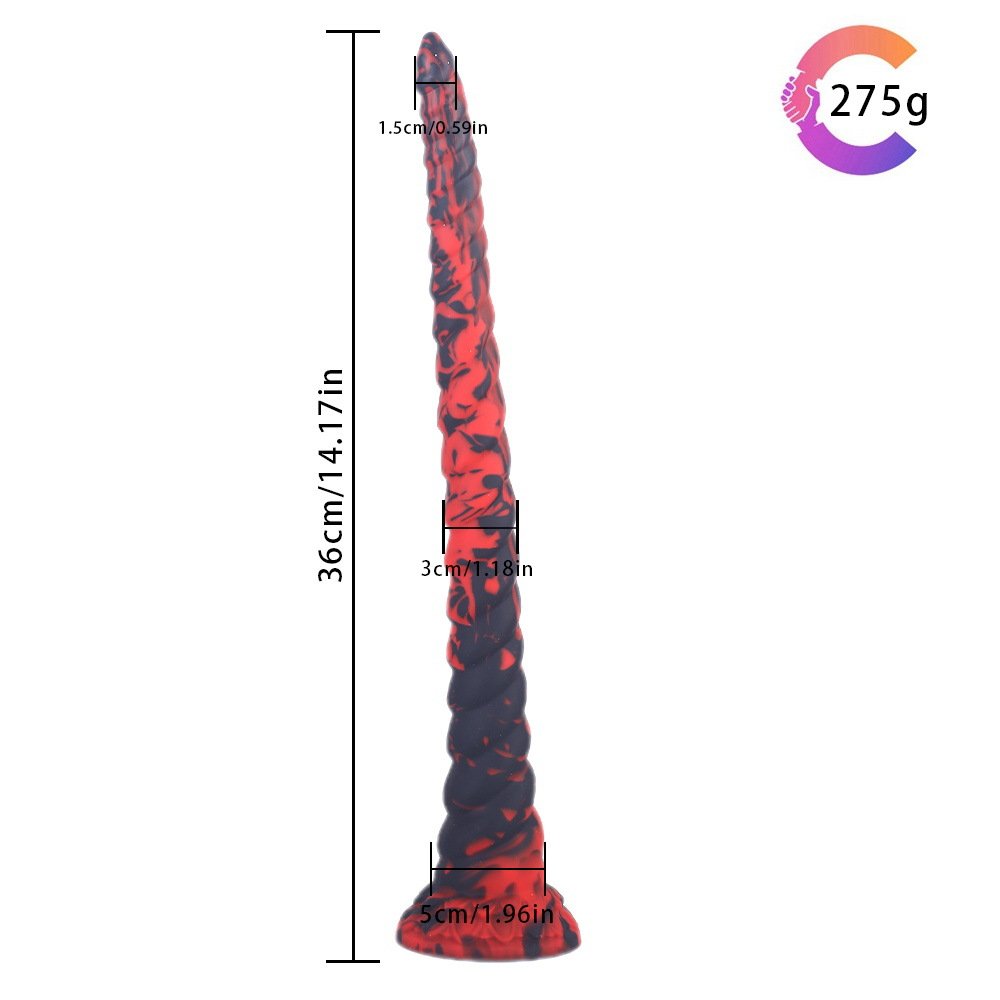 large Lesbians Liquid Silicone small fire dragon king color shaped liquid silicone anal plugs Anal Plug For Gay Men And
