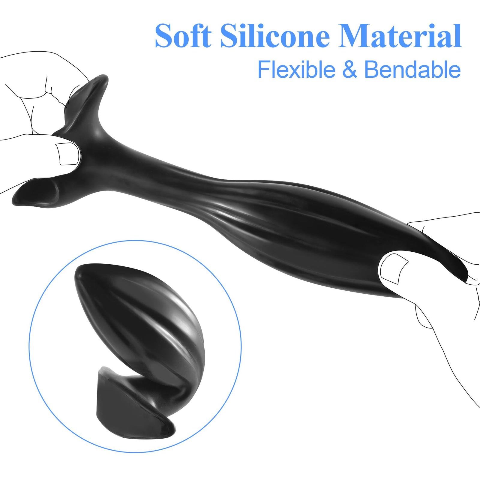 Huge Soft Silicone 4.7/6/7 Inch T Shape XXL Anal Plug Set Butt Plugs Trainer Anus Intercourse Sexy Toy for Men Women and Couple