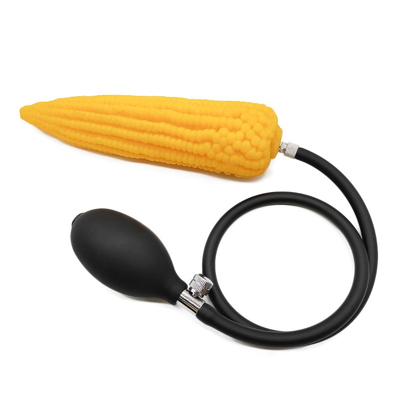 Fruit shape Inflatable Anal Plug Silicone Large Dildo Pump Butt Expand Butt Anal Plug Expandable Butt Dilator Adult Sex Toys