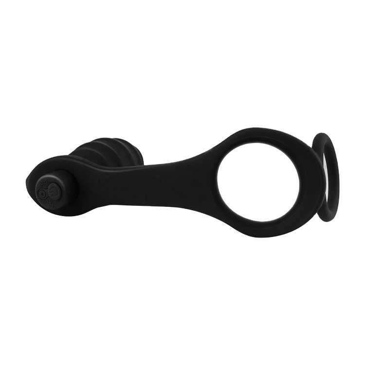 double use adult sex toys cock ring anal plug prostate massager butt plug set silicone vibrating anal toy for men women